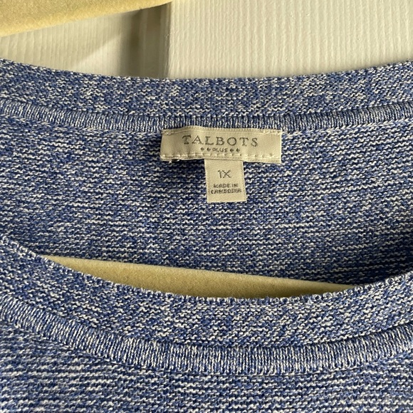 Lavender Talbots Sweater - 1X - Picture 3 of 5